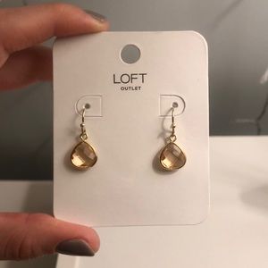 Pink/Gold Drop Earrings